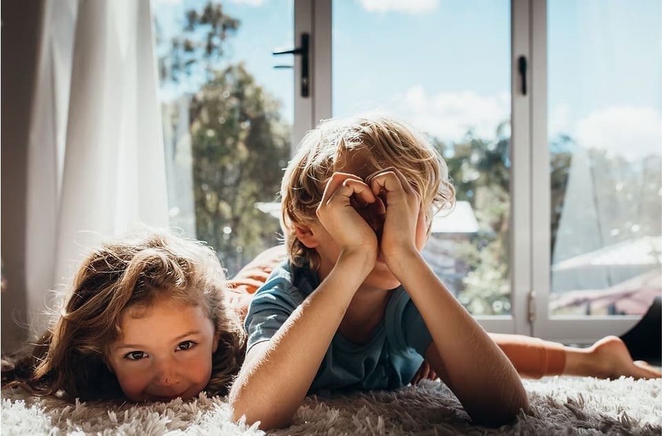 A cozy home environment where children feel safe and comfortable during lab testing
